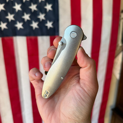 ABW Model 1 Knife – 3.25” MagnaCut Blade, Titanium Handle, Liner Lock – Made in USA