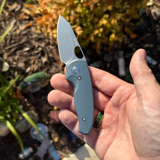 TRM NERD LL Blue Cerakoted Titanium, 2.2″ MagnaCut Blade, Made in USA