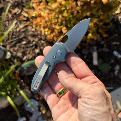TRM NERD LL Blue Cerakoted Titanium, 2.2″ MagnaCut Blade, Made in USA