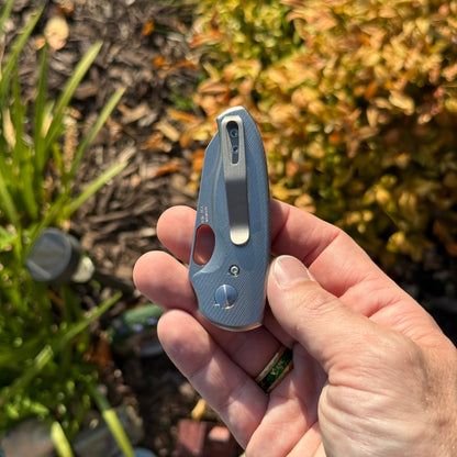 TRM NERD LL Blue Cerakoted Titanium, 2.2″ MagnaCut Blade, Made in USA
