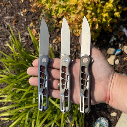Rockwall V2 Flipper – Skeletonized Edition (Blue Ano Slate / Stonewash / Blackwash) Made in USA