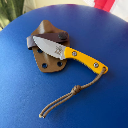 OEG EDCxLSKS Pike 2" Fixed Blade – Texas Yellow G10, MagnaCut – Made in USA (OEG-LS-PIKE)