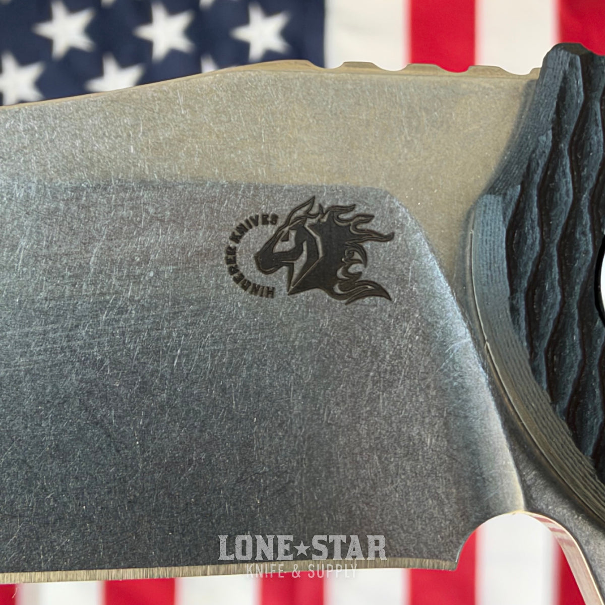 The Back Door: Hinderer Project X - Black G10, 3.66" S45VN Stonewash Clip Point, Working Finish Titanium Frame Lock - Made in USA (Trade In)