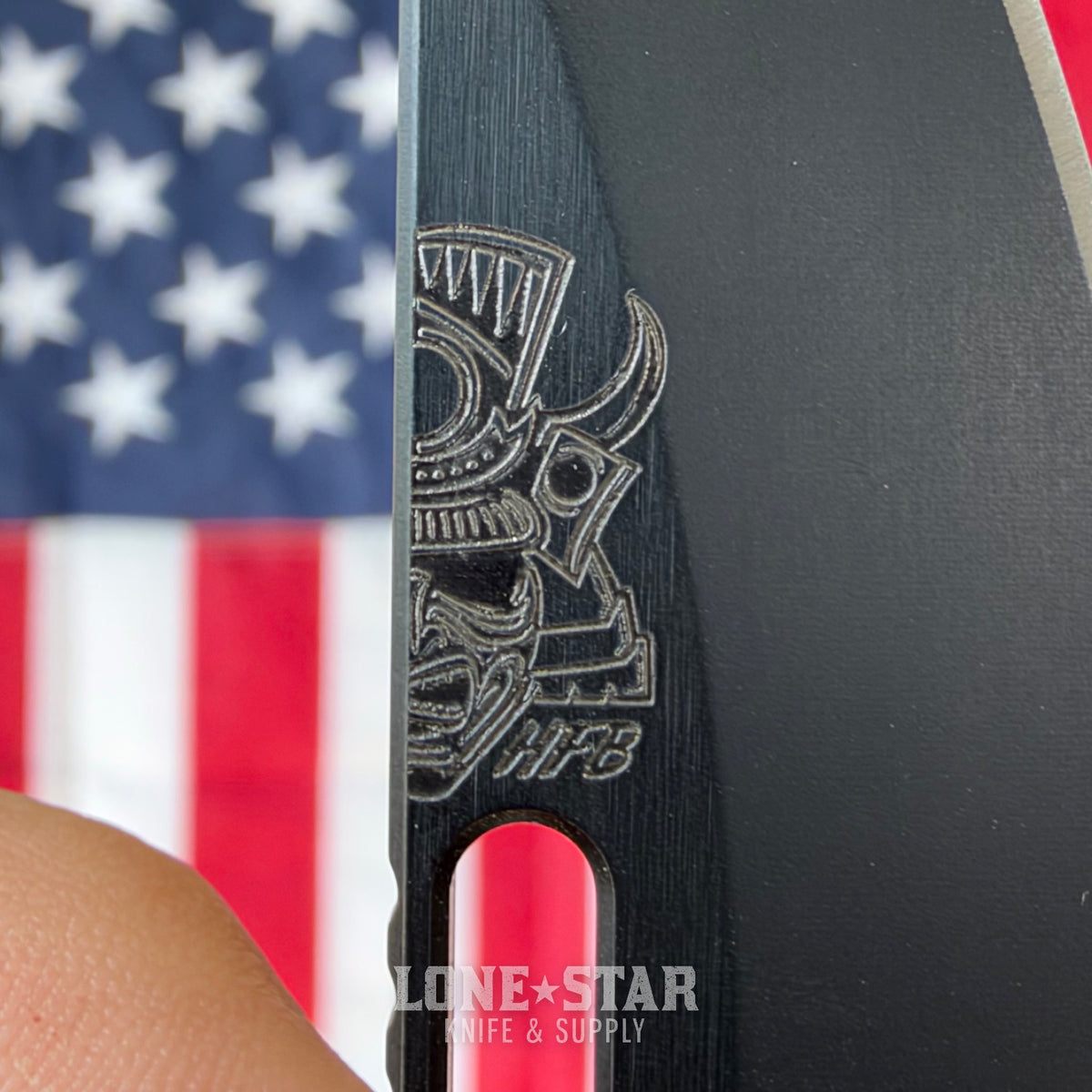 The Back Door: Half Face Blades Kwaiken Folder - 3.2" S45VN, Integral Black Anodized Aluminum - Made in USA (Blem)