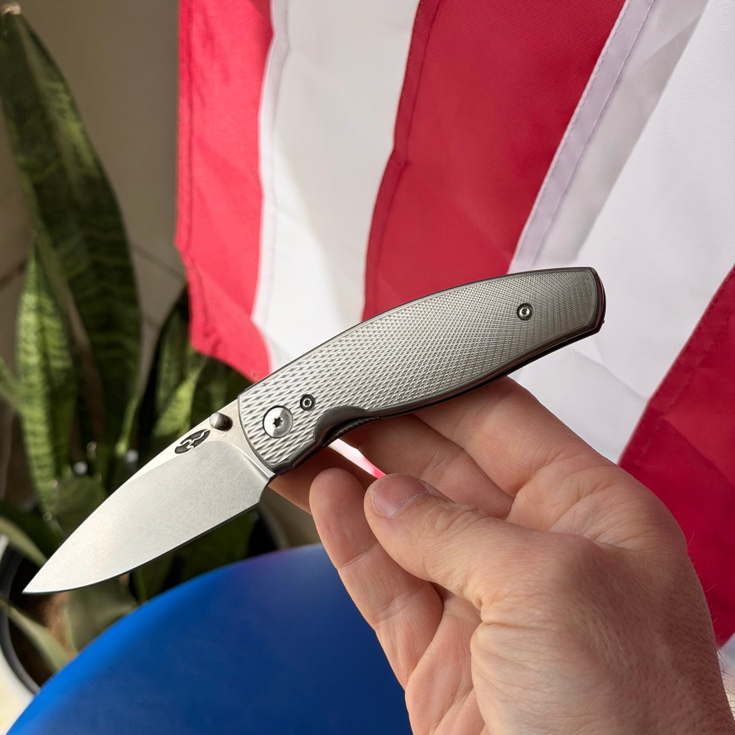 TRM NEUTRON 2 Knife – 3.0” MagnaCut Blade, 3D Contoured Titanium Lizard Skin Scales, Liner Lock – Made in USA