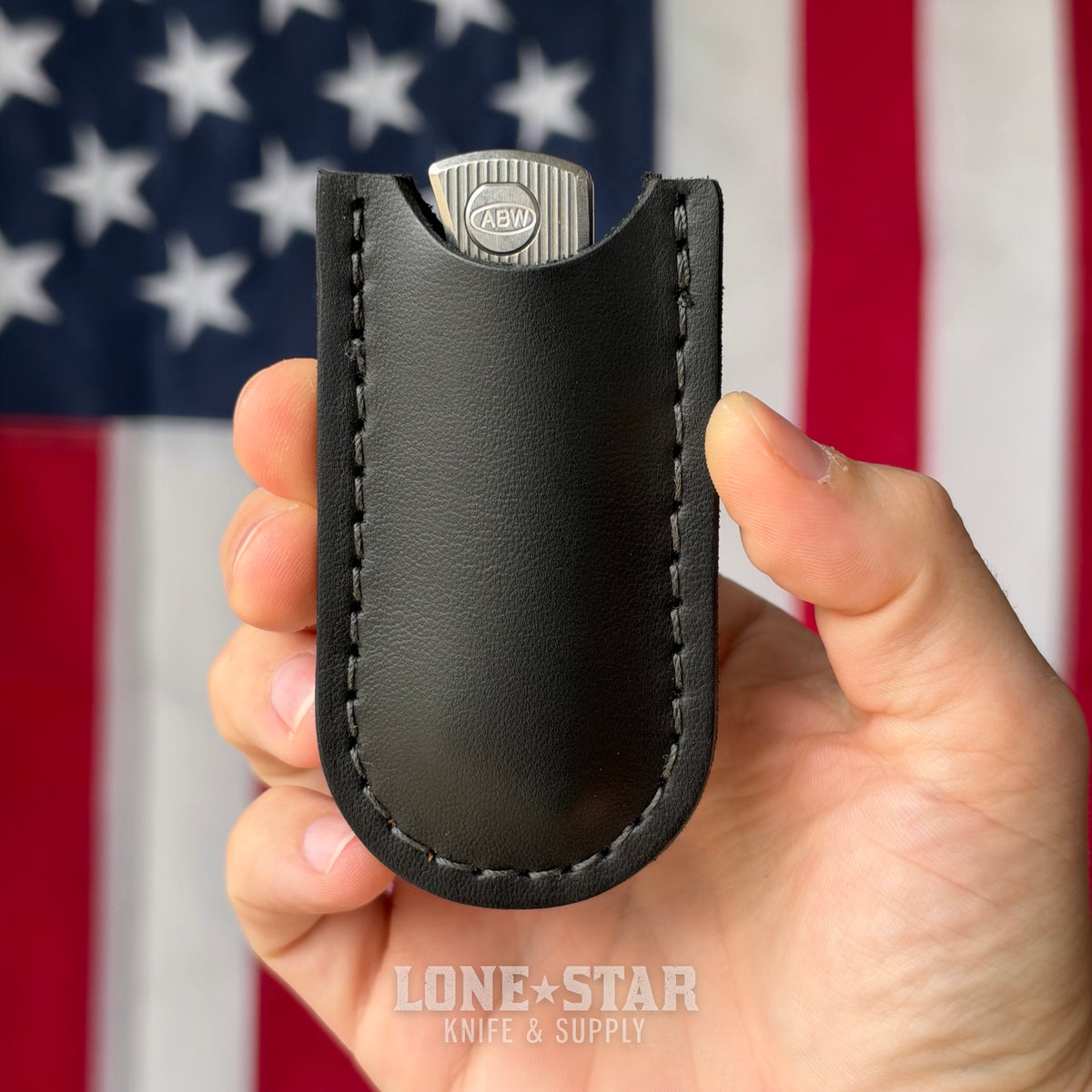 Badger Claw Outfitters Outlaw Black Pocket Slip for American Blade Works Slip Joint - Made in USA (BCO-SLIP-OUTLAW-BLACK)