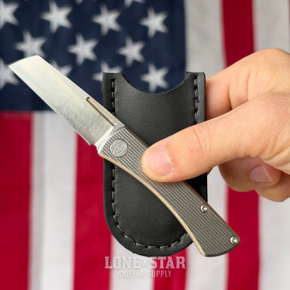 Badger Claw Outfitters Outlaw Black Pocket Slip for American Blade Works Slip Joint - Made in USA (BCO-SLIP-OUTLAW-BLACK)