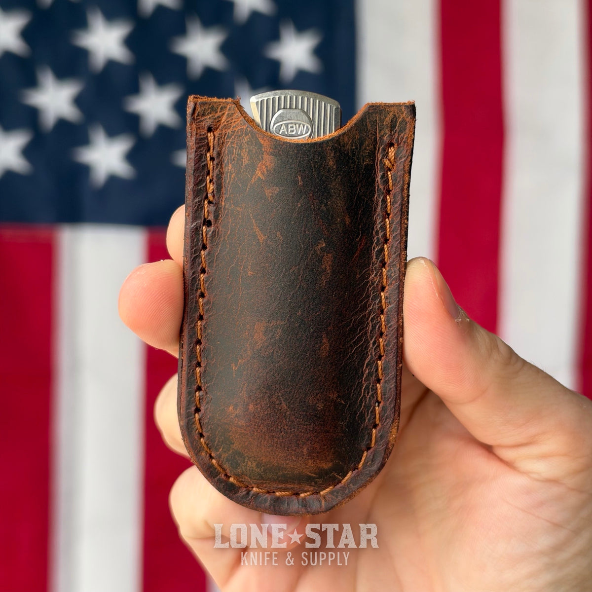 Badger Claw Outfitters Crazy Horse Pocket Slip for American Blade Works Slip Joint - Made in USA (BCO-SLIP-CRAZY-HORSE)