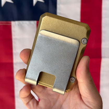 Glade Made Wallet – Brass – Made in USA (GM-BRASS)
