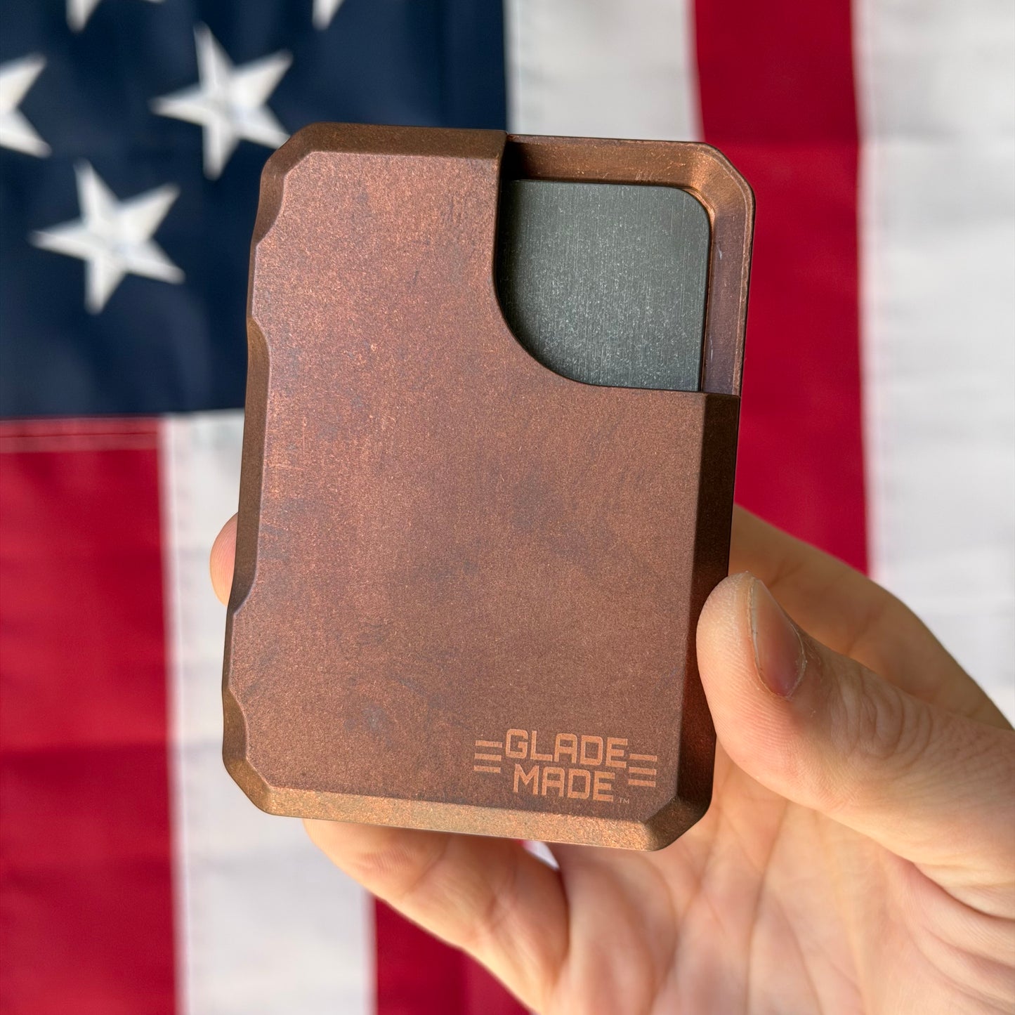 Glade Made Wallet – Copper – Made in USA (GM-COPPER)