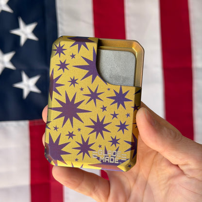 Glade Made Wallet – Star Titanium – Made in USA (GM-TI-STAR)