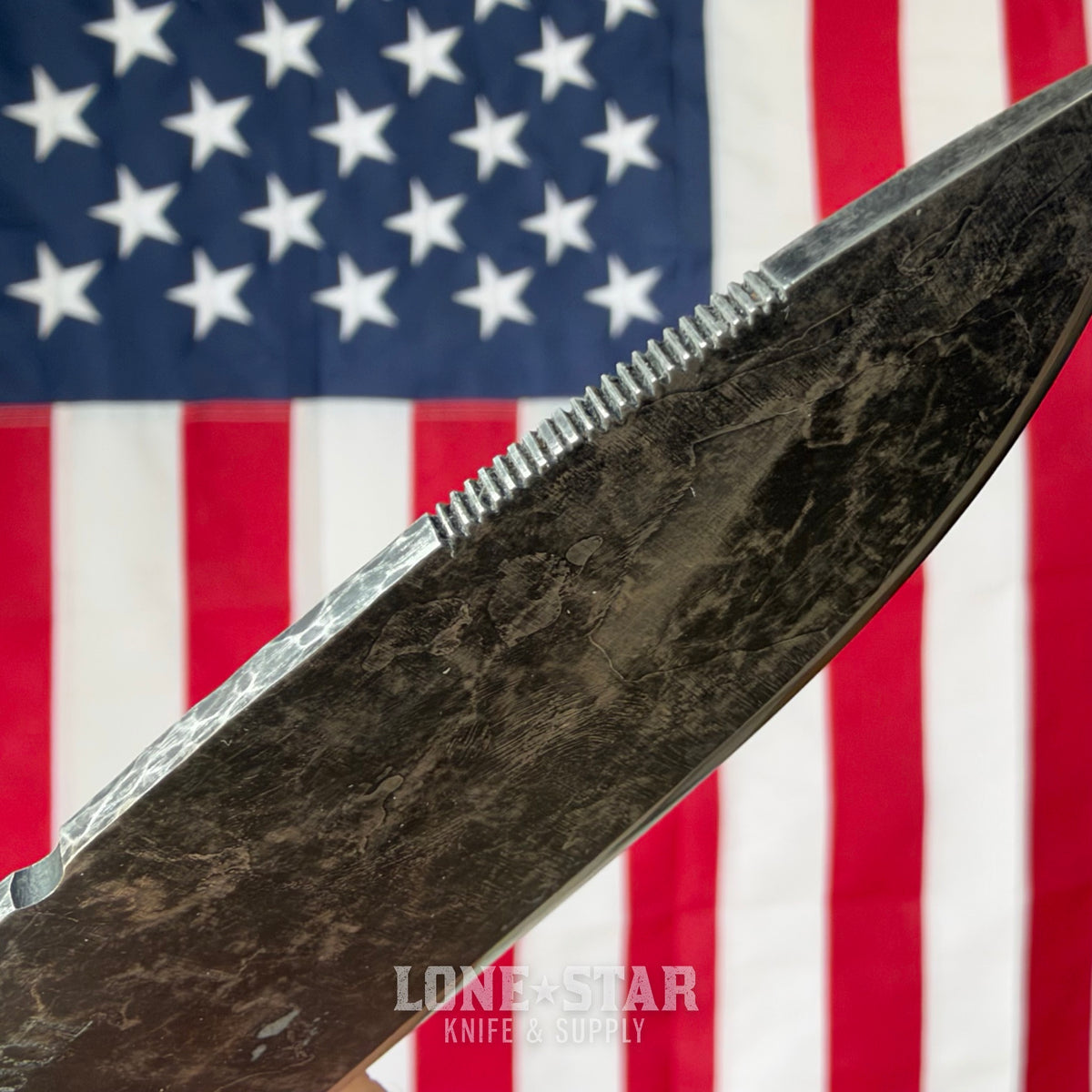 Farmer Made EDC John 001 Fixed Blade - 4" 1095 Drop Point, Green Micarta - Made in USA (FM-JOHN-001)