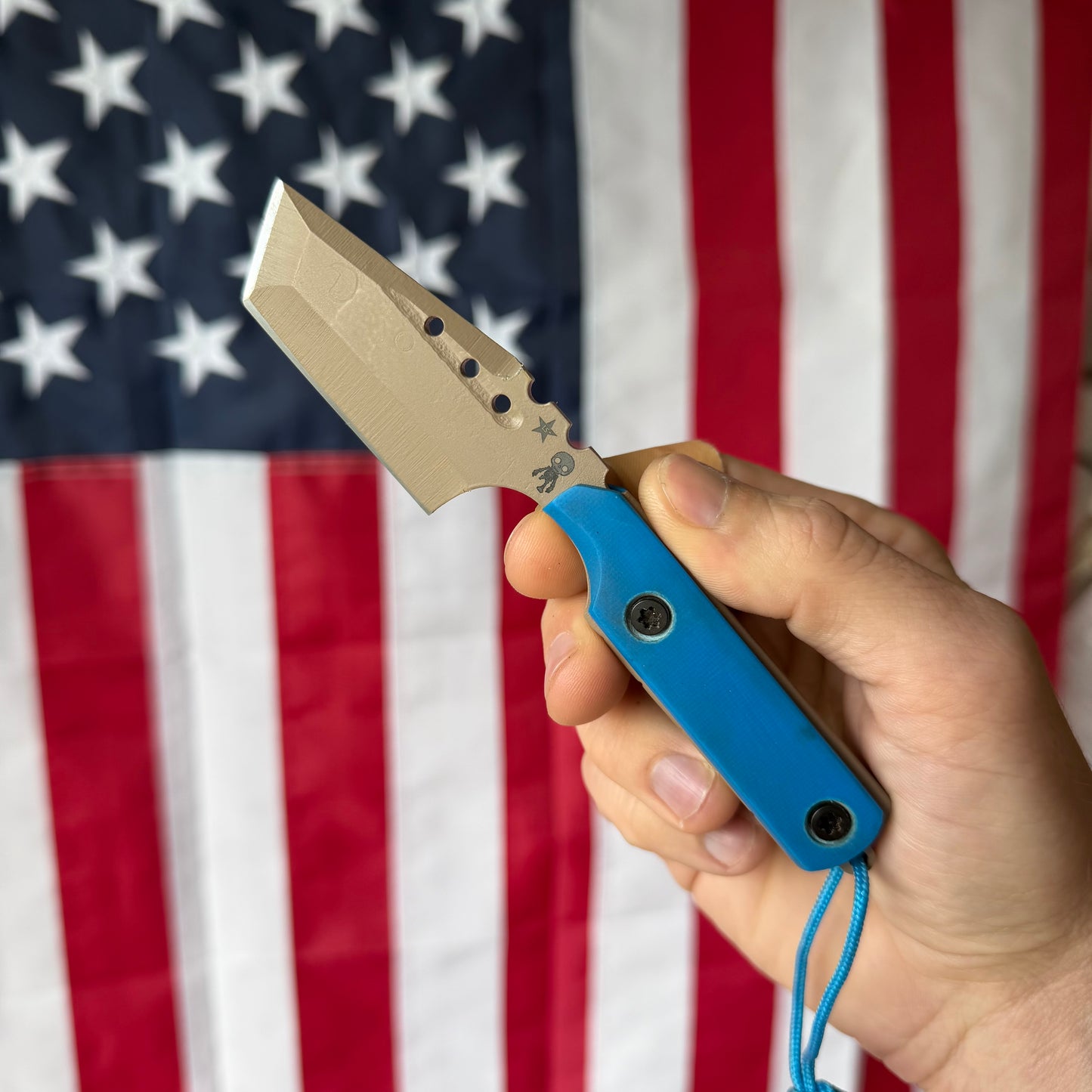 Severed Metal Works Zealot Fixed Blade – 2.5” Tanto Blade, 8670 Steel, Micarta Scales – Made in USA