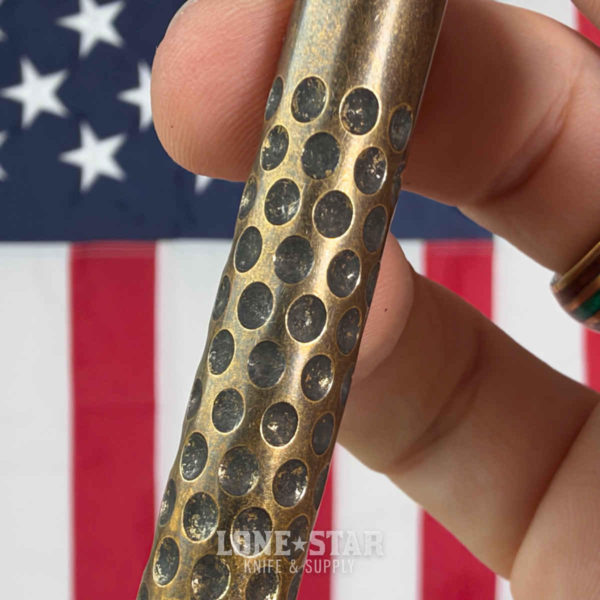 Hypercut MFG Nackt Pen, Machined Brass Bolt Action, Pilot G2 Refill - Made in USA (HC-NACKT-BRASS)