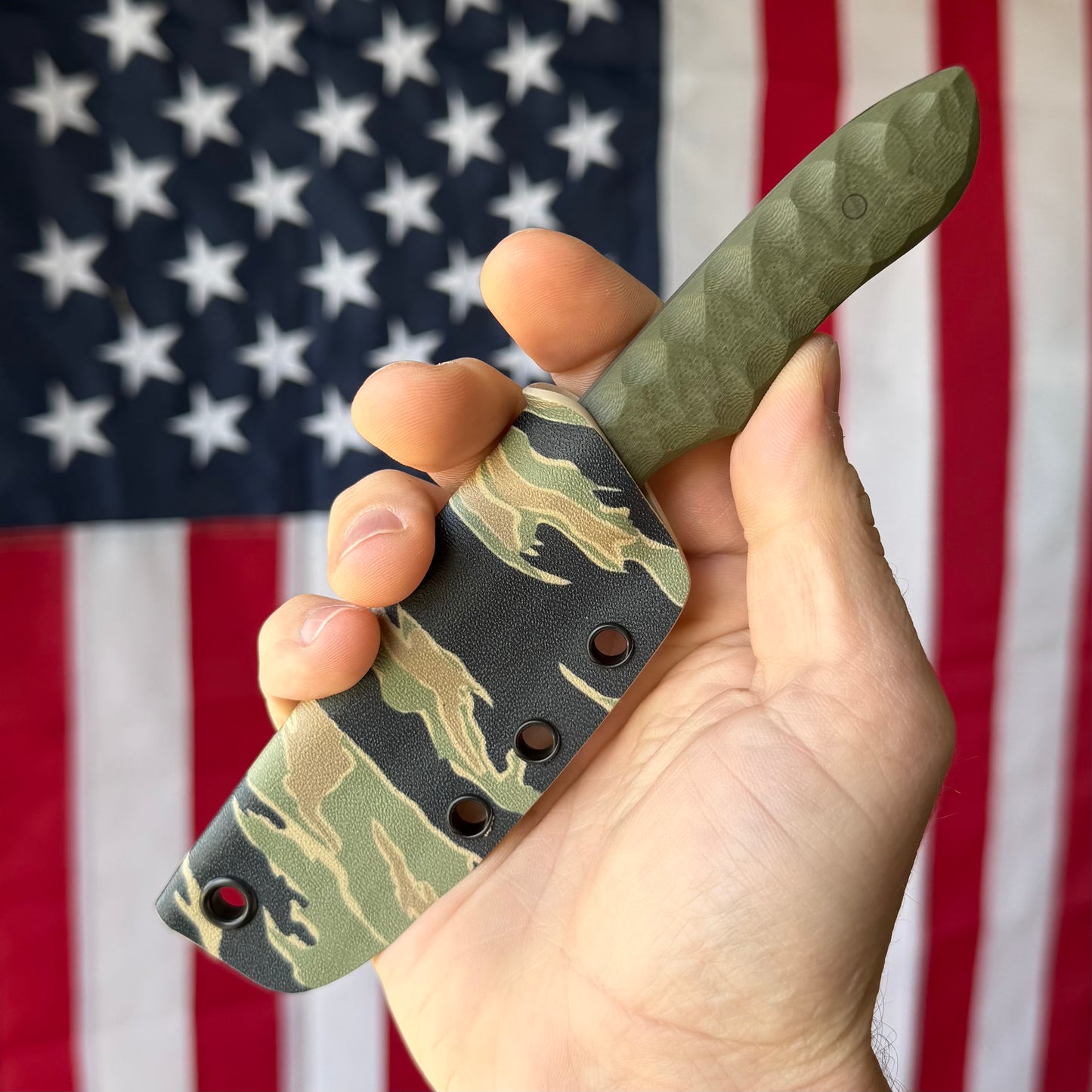 Maximus Knives Mamba EDC 2.8" Fixed Blade – Rock Textured G10, 80CrV2, Sabre Grind Reverse Tanto – Made in USA (MK-EDC)