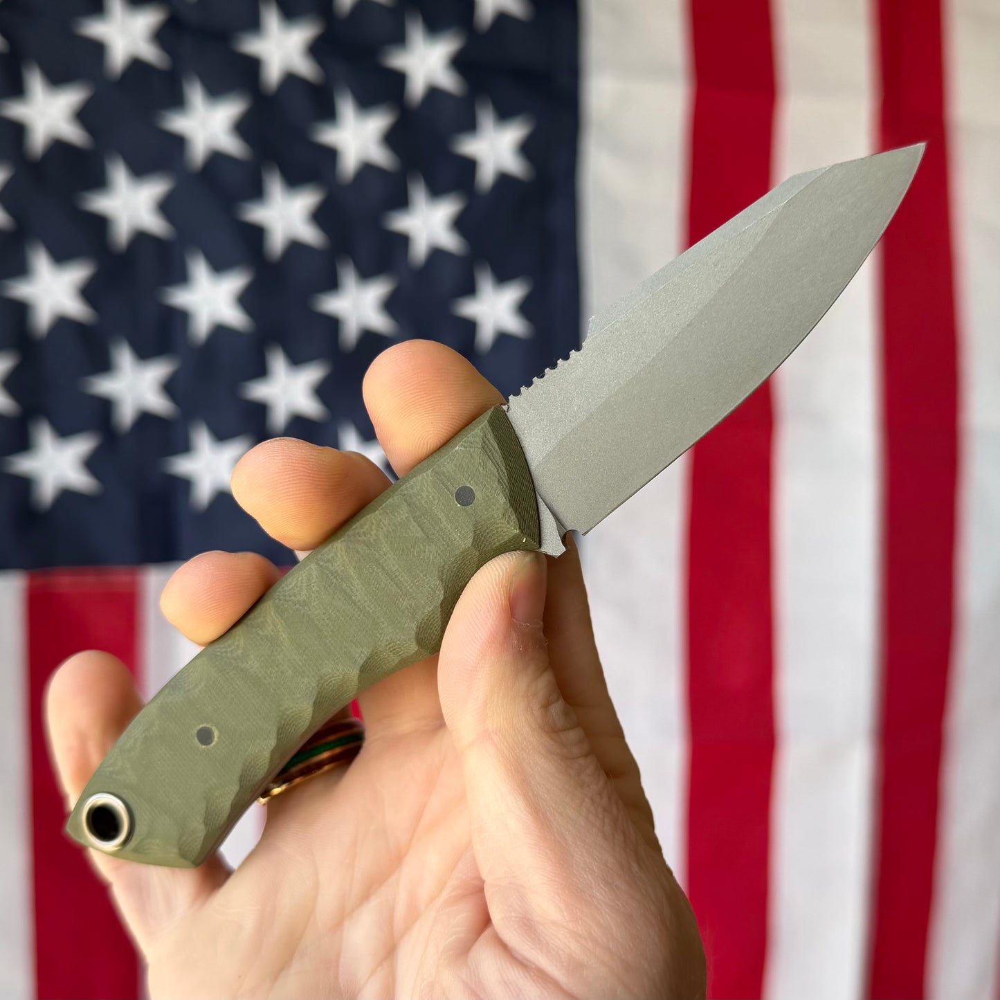 Maximus Knives Mamba Hybrid 3" Fixed Blade – Rock Textured G10, 80CrV2, Sabre Grind Reverse Tanto – Made in USA (MK-HYBRID)
