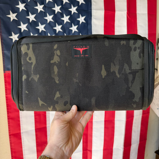 PALADIN33 Infinity Knife Collector Pouch – 12 Knife Capacity, Multicam Black – Made in USA (INF-12-MCB)