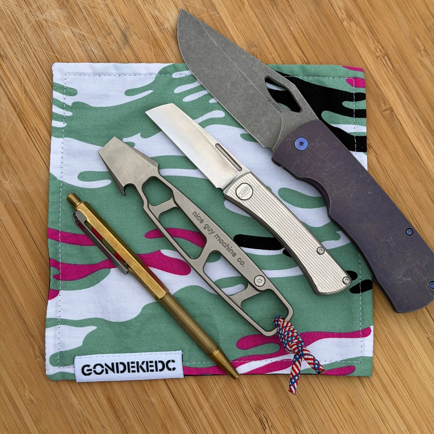 GondekEDC Toxic Camo Days Hamilton Hank 7x7 – Cotton & Microfiber Handkerchief – Made in USA