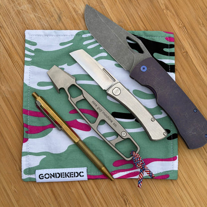 GondekEDC Toxic Camo Days Hamilton Hank 7x7 – Cotton & Microfiber Handkerchief – Made in USA