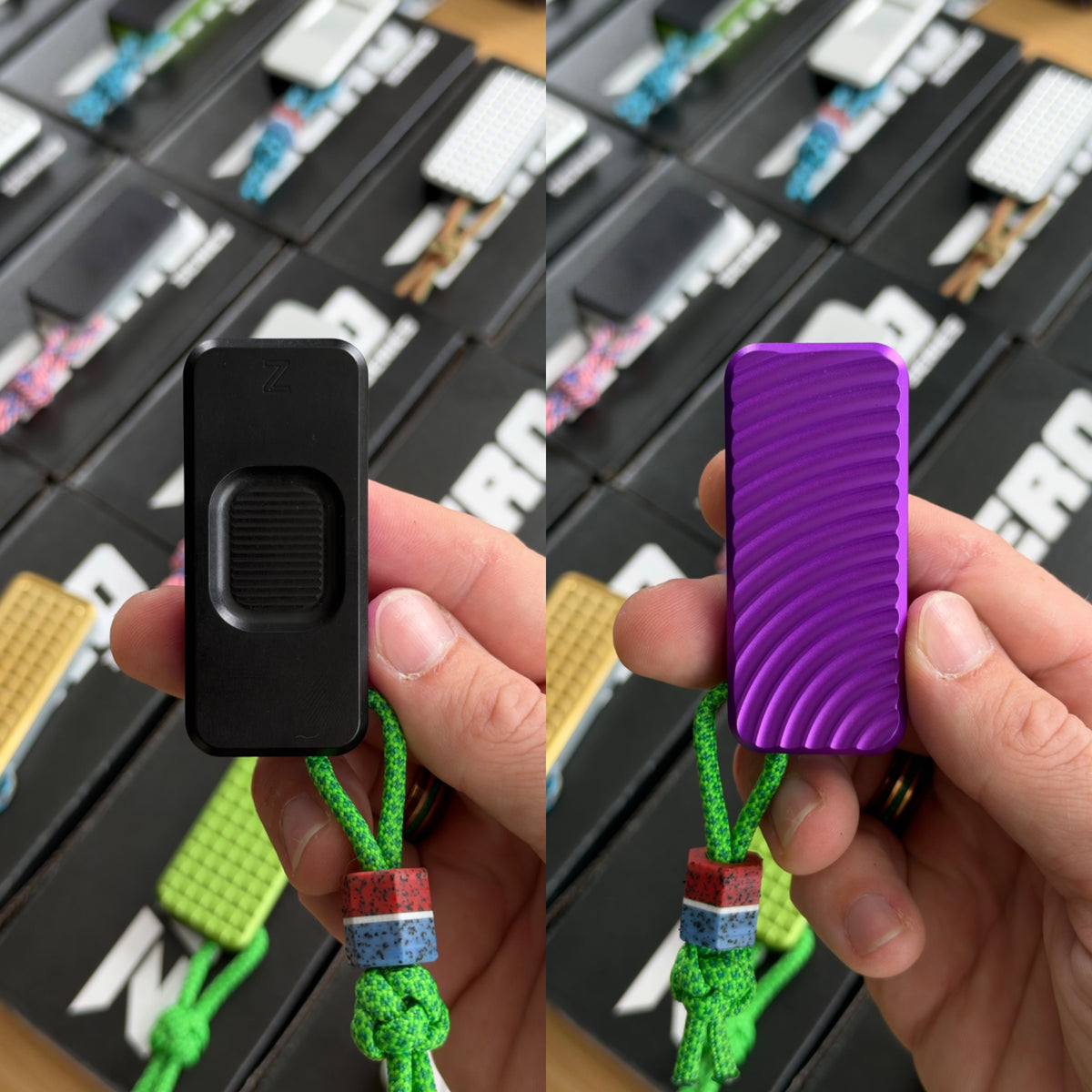 Mismatched Zero Mystery Box, Rivery MFG Zero with Pre-Tied Lanyard, Made in USA (LSKS-MZMB-01)