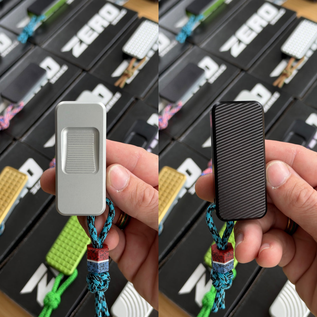 Mismatched Zero Mystery Box, Rivery MFG Zero with Pre-Tied Lanyard, Made in USA (LSKS-MZMB-01)