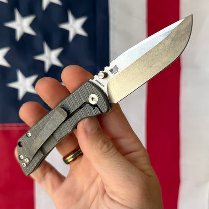 McNees PM MAC2 3″ Knife – Diamond Titanium, MagnaCut Satin Blade, Frame Lock – Made in USA (2535)
