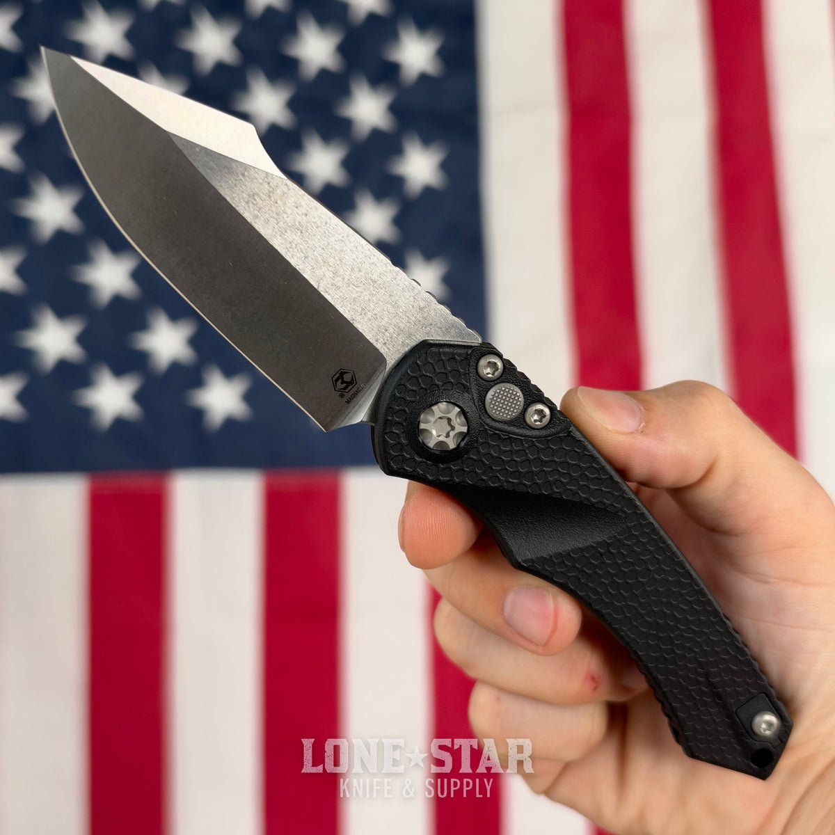 Heretic Mini Pariah Auto, MagnaCut Stonewash, Glass Packed Polymer Chassis - Made in USA (H054-2A)