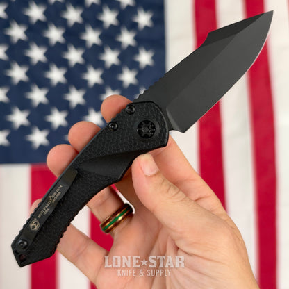 Heretic Mini Pariah Auto, MagnaCut Black Tactical, Glass Packed Polymer Chassis - Made in USA (H054-4A-T)