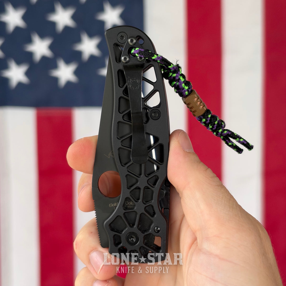 The Back Door: Spyderco Edgerati - 3.57" CPM S30V, Machined Aluminum, Compression Lock - Made in USA (Trade In)