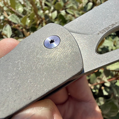 McNees Dixon Folding Knife – Titanium Frame Lock, 3.75″ MagnaCut Blade, Made in USA