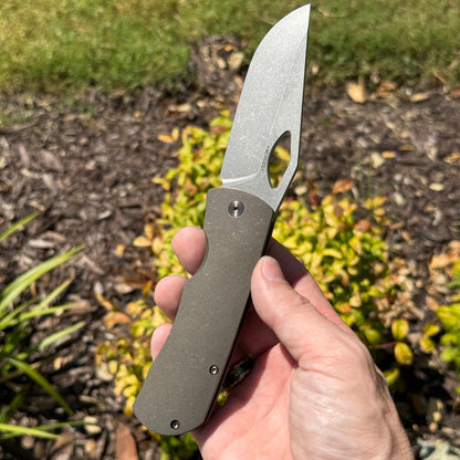McNees Dixon Folding Knife – Titanium Frame Lock, 3.75″ MagnaCut Blade, Made in USA
