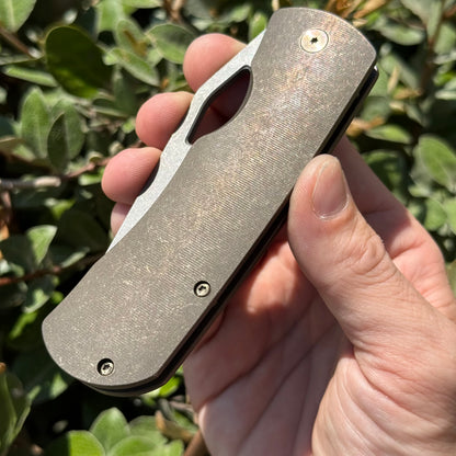 McNees Dixon Folding Knife – Titanium Frame Lock, 3.75″ MagnaCut Blade, Made in USA