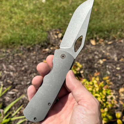 McNees Dixon Folding Knife – Titanium Frame Lock, 3.75″ MagnaCut Blade, Made in USA