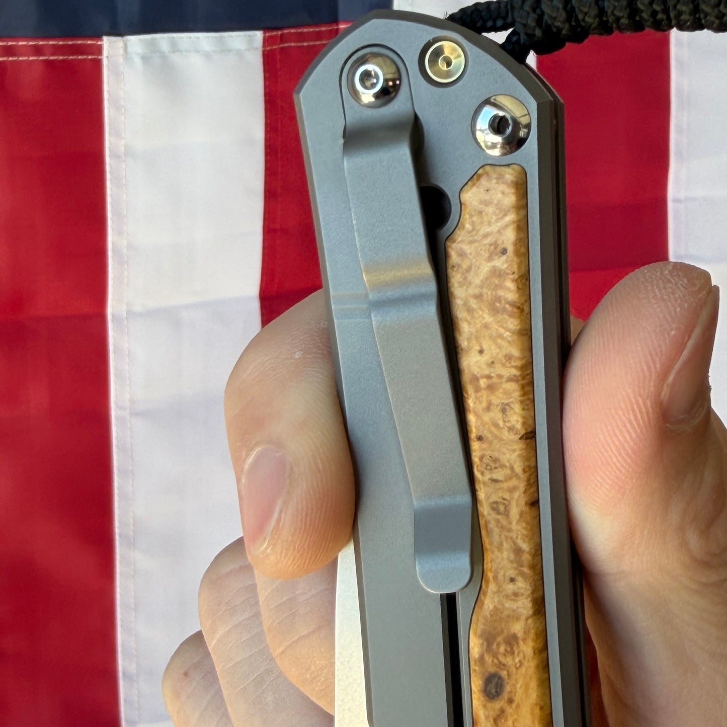 The Back Door: Chris Reeve Large Sebenza 31 3.61" Drop Point, MagnaCut, Box Elder Burl Inlay, Born Oct 2025 – Made in USA