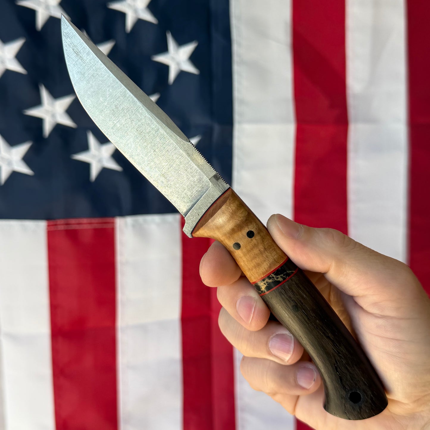 The Back Door: Rowland Cutlery Jackrabbit 4" Fixed Blade, ProCut Carbon Steel, Multi-Material Handle, Dual Sheath – Made in USA