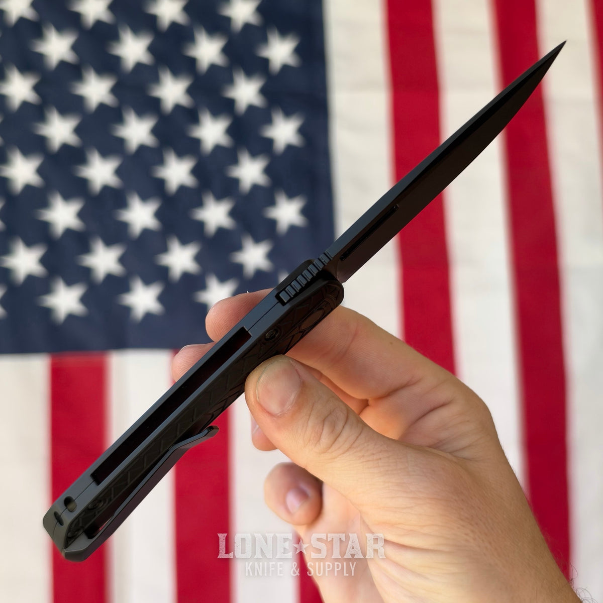Pro-Tech Vero Synapse 2 Operator Edition, 3.5" Sterile DLC CPM-MagnaMax, Tritium Button, Black Herringbone Aluminum - Made in USA (VERO2106 MM OP)