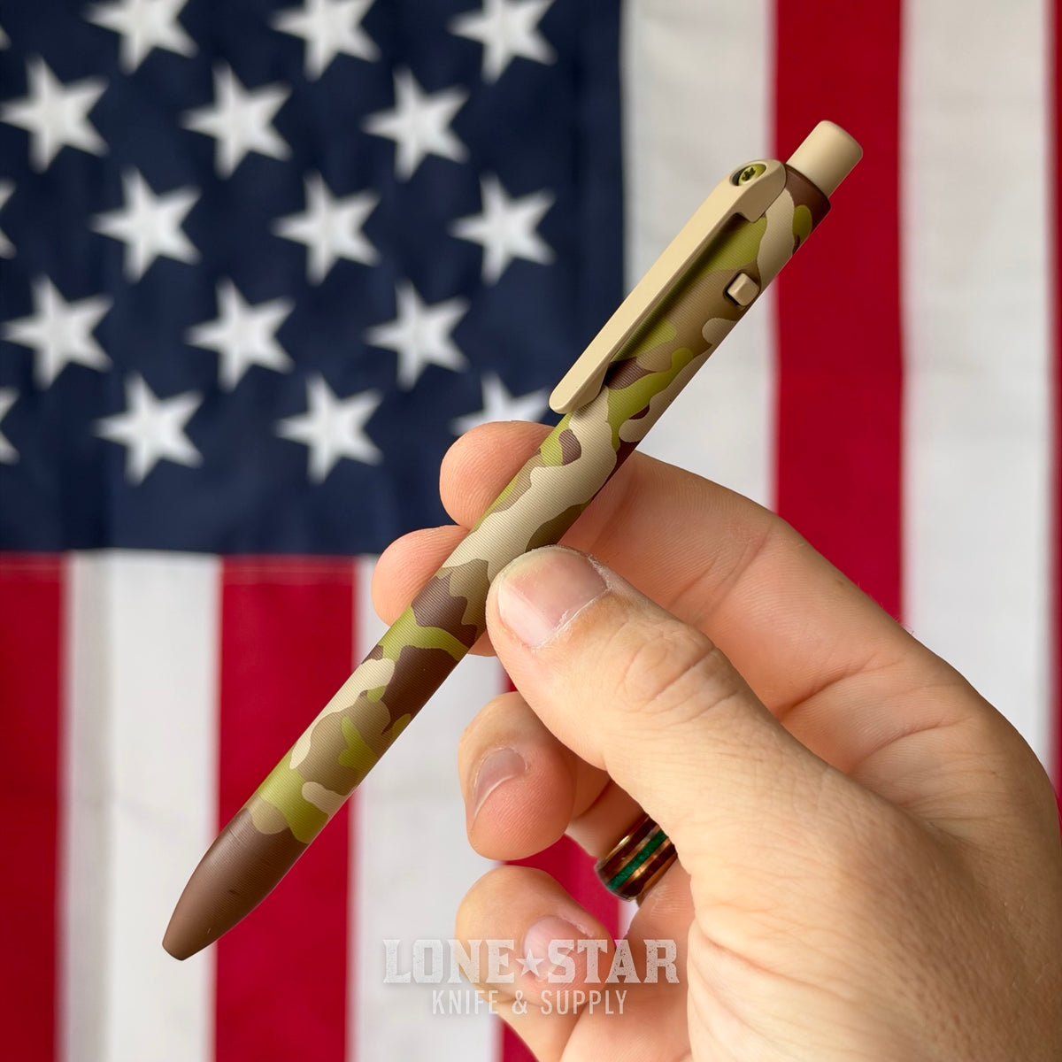 Tactile Turn Side Click Pen, Special Edition Camo - Made in USA