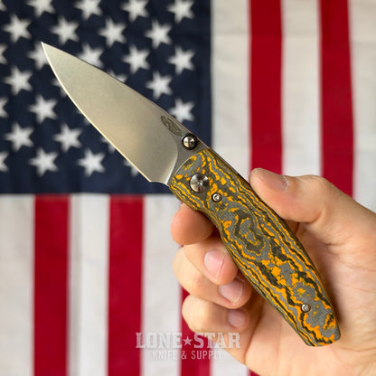 TRM NEUTRON 2 Linerlock, Neon Orange Camo Carbon 3D, 3" MagnaCut, Blade Show West 2026 Special Edition, Made in USA (TRM-N2LL-NEONORANGE-BSW)