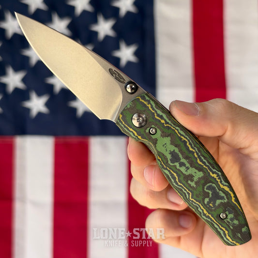 TRM NEUTRON 2 Linerlock, Toxic Storm Fat Carbon 3D, 3" MagnaCut, Blade Show West 2026 Special Edition, Made in USA (TRM-N2LL-TOXICSTORM-BSW)