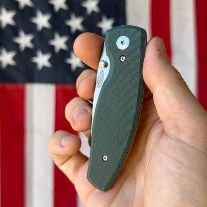 The Back Door: TRM NEUTRON 2 FL Return, Forest Green G10 Flat Textured, 3.0″ - Used