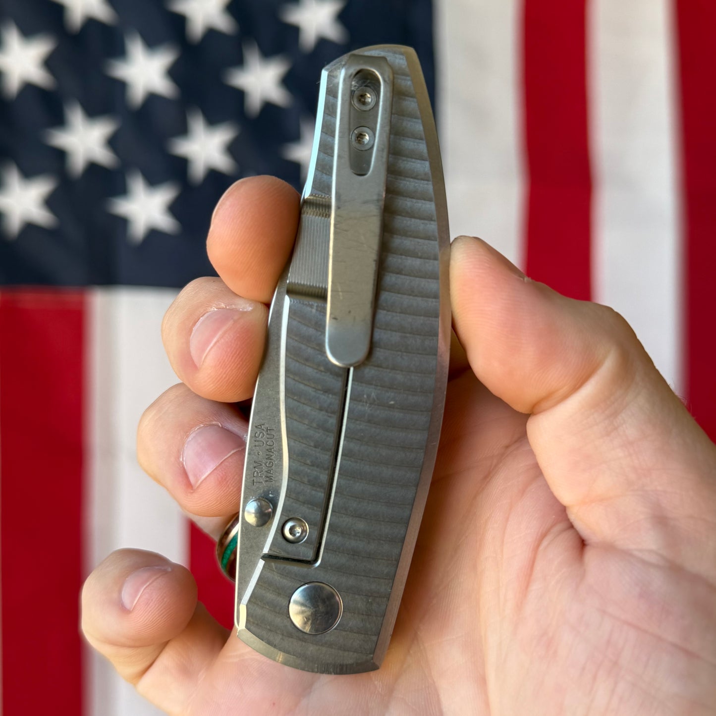 The Back Door: TRM NEUTRON 2 FL Return, Forest Green G10 Flat Textured, 3.0″ - Used