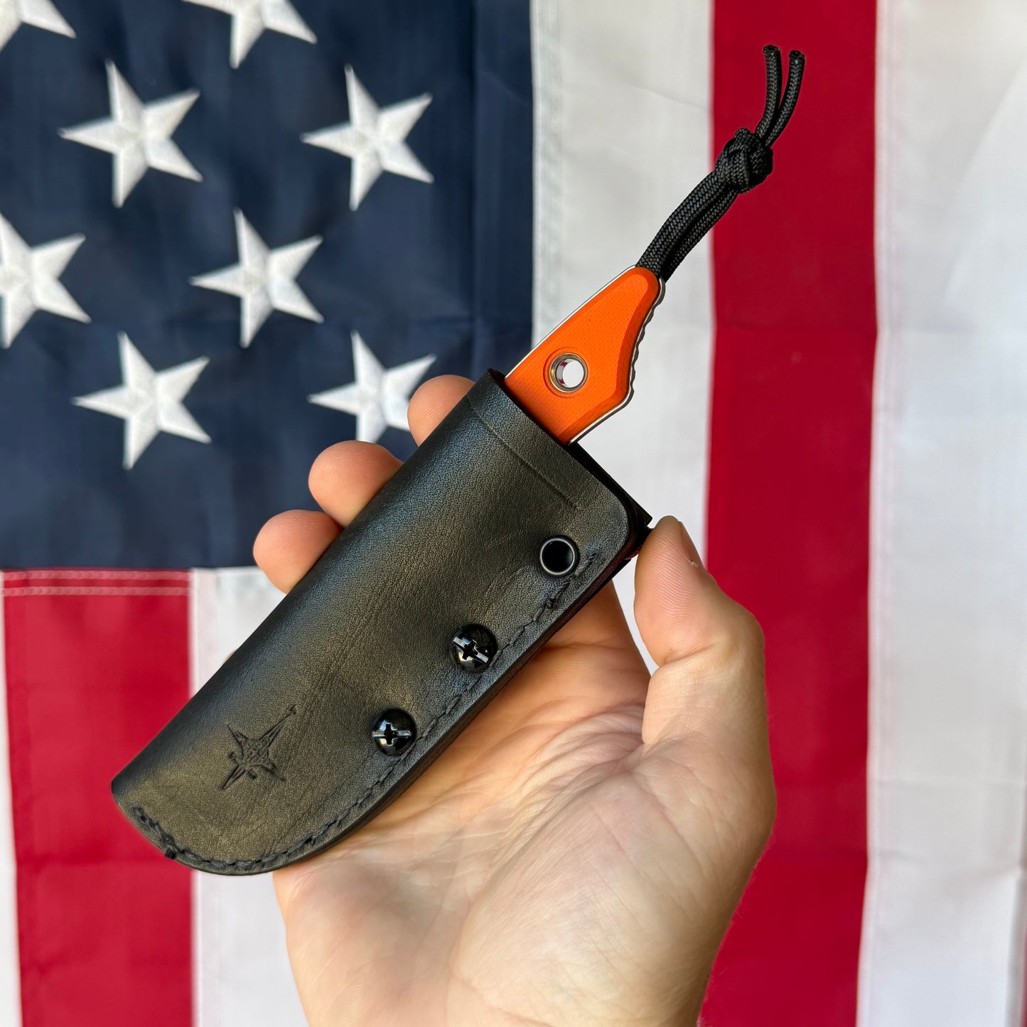 The Back Door: Heretic Knives Kobold Fixed Blade Knife, Orange G10, Stonewash MagnaCut Blade, 2.8″, Made in USA (H065-2A-OG-G10) (Demo)