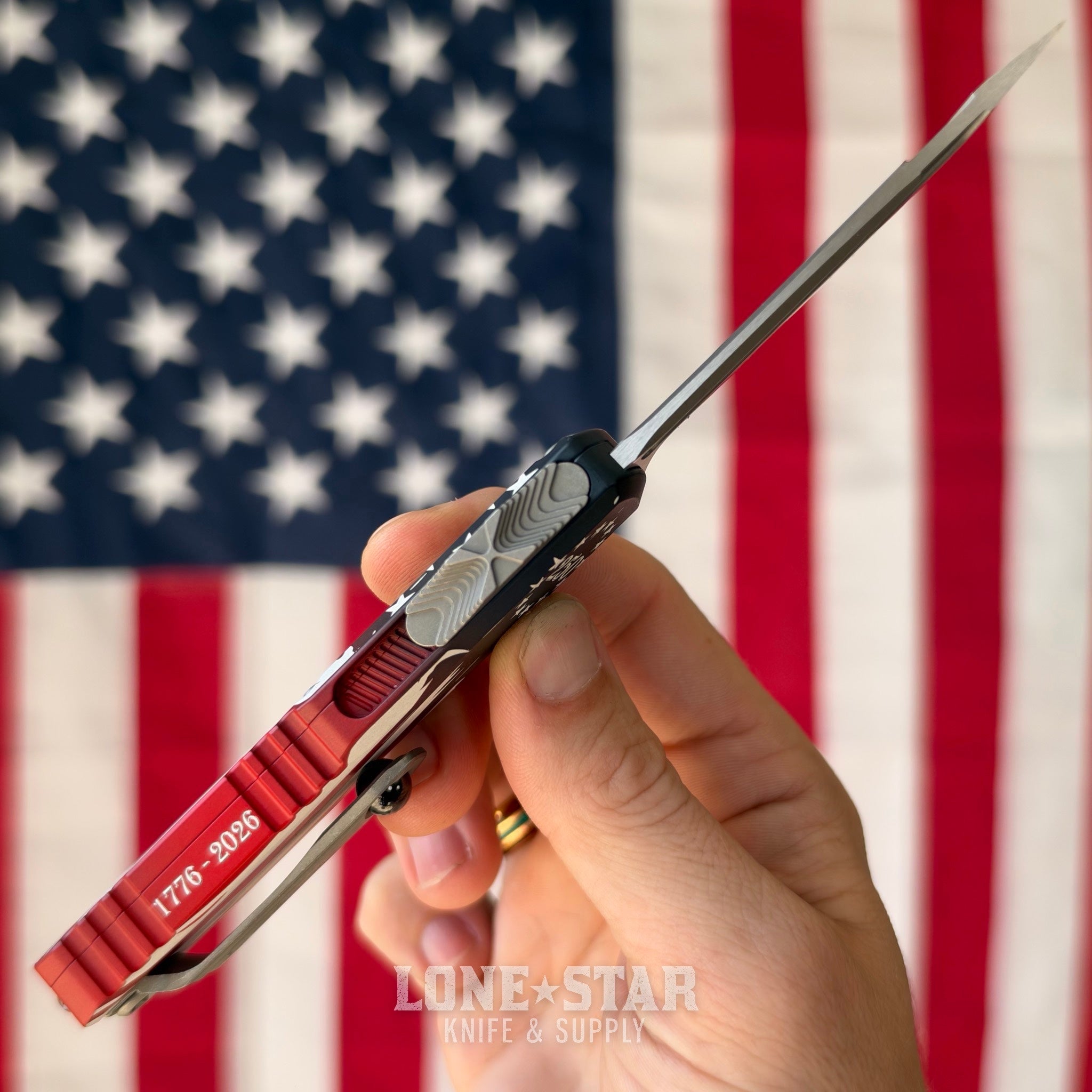 Microtech USA 250 UTX-85 Tanto Edge OTF - Apocalyptic M390MK