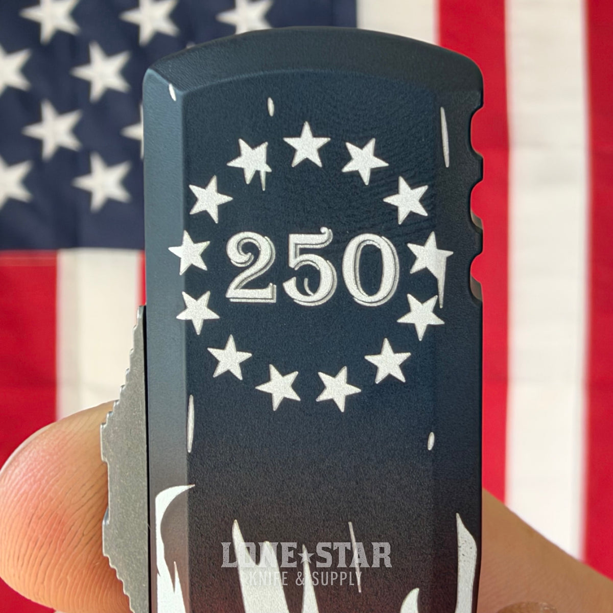 Microtech USA 250 UTX-85 Tanto Edge OTF - Apocalyptic M390MK - Made in USA (12334-10APS-4J250)