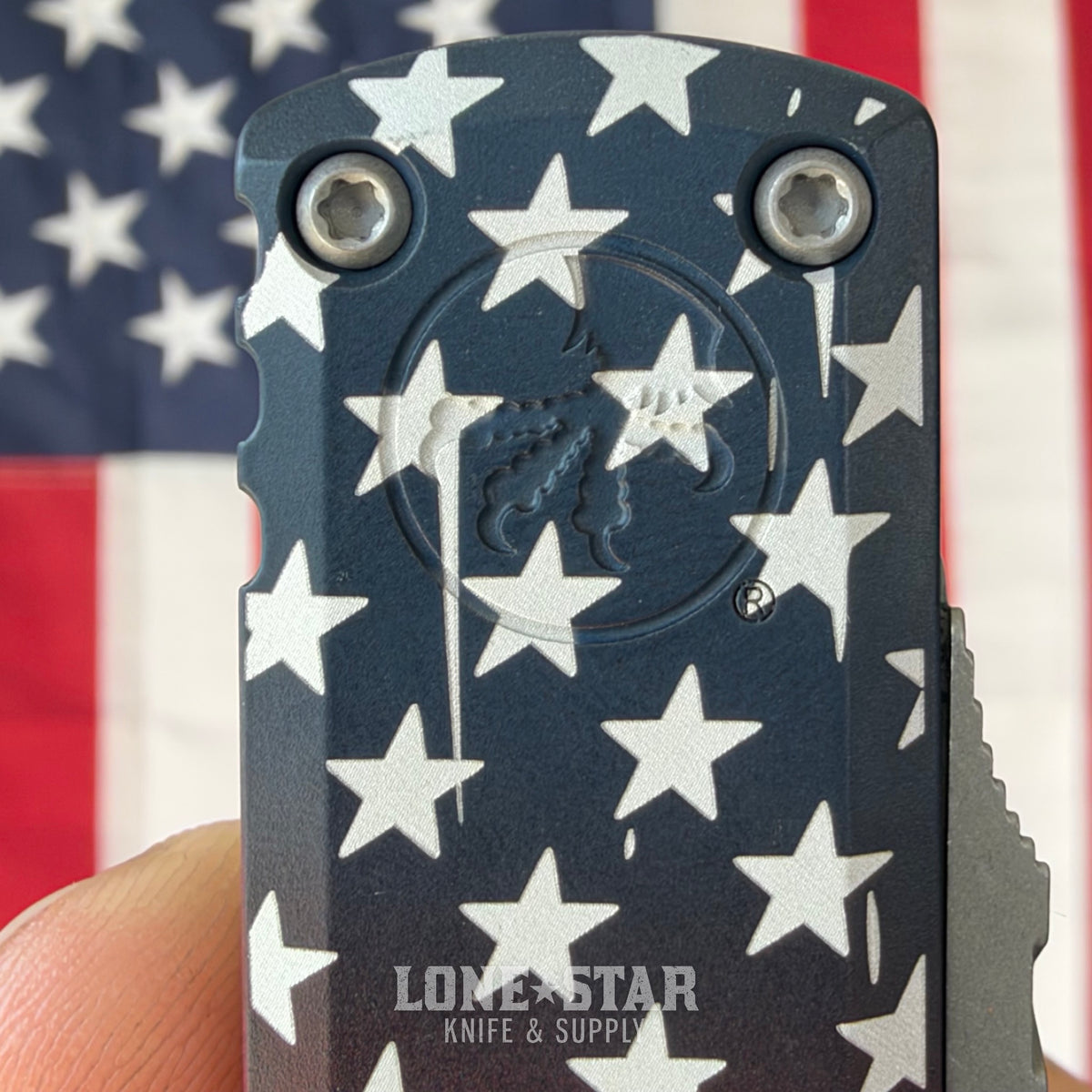 Microtech USA 250 UTX-85 Tanto Edge OTF - Apocalyptic M390MK - Made in USA (12334-10APS-4J250)