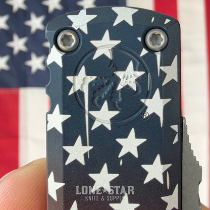 Microtech USA 250 UTX-85 Tanto Edge OTF - Apocalyptic M390MK - Made in USA (12334-10APS-4J250)