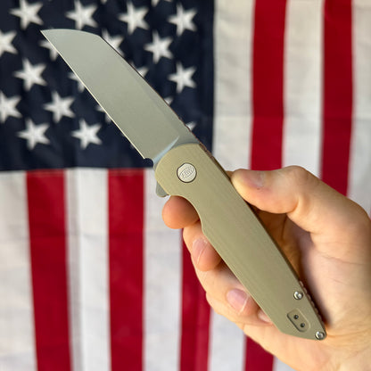 ABW G10 Model 2 Knife – 3.25” MagnaCut Blade, G10 Handle, Liner Lock Flipper – Made in USA