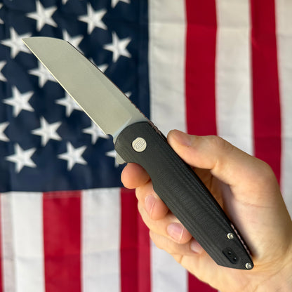 ABW G10 Model 2 Knife – 3.25” MagnaCut Blade, G10 Handle, Liner Lock Flipper – Made in USA