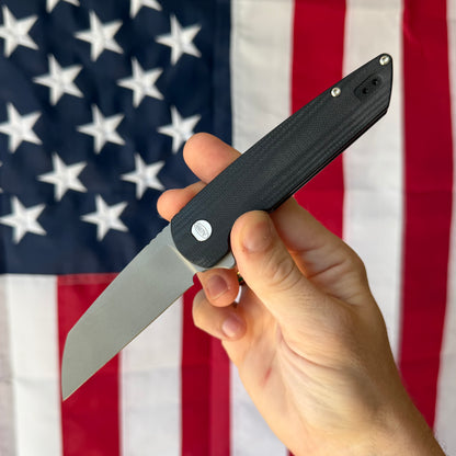 ABW G10 Model 2 Knife – 3.25” MagnaCut Blade, G10 Handle, Liner Lock Flipper – Made in USA