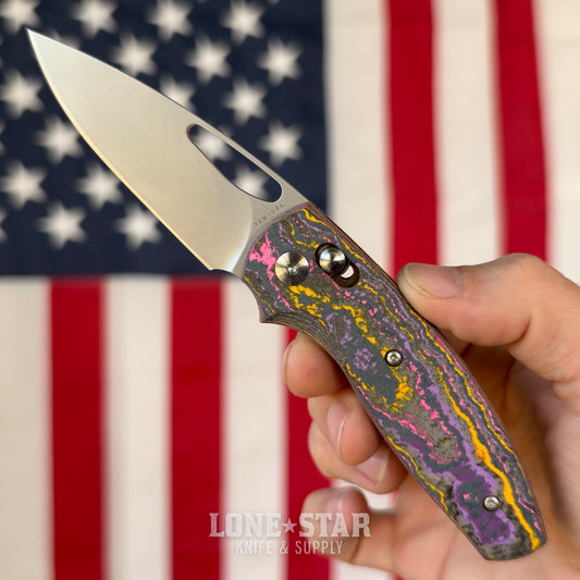 TRM BULLDOG Rev B 2.95" River-LOK, Pop Camo Carbon 3D Contoured Smooth, MagnaCut, Made in USA (DLR-BD-REVB-CCPOP)